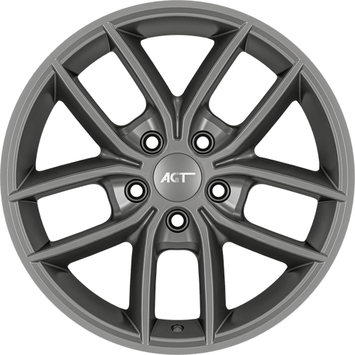 6.5X16" PCD 4X100 AGT Wheels 16255 ET38 Matt Titan 67.10 mm