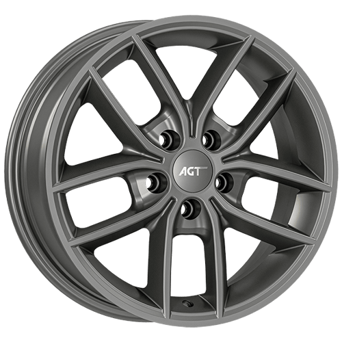 6.5X16" PCD 4X100 AGT Wheels 16255 ET38 Matt Titan 67.10 mm