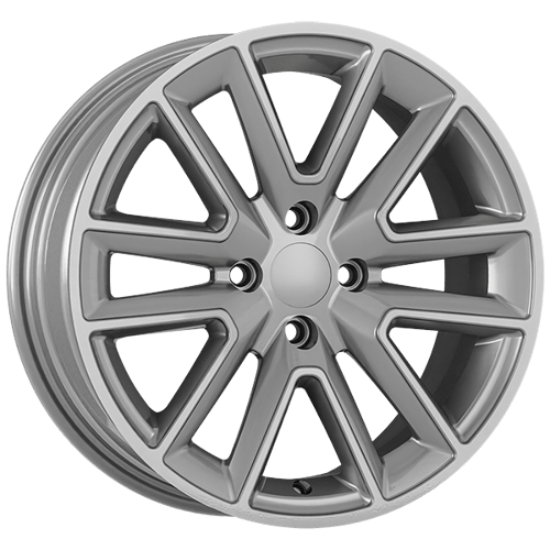 6.5X16" PCD 4X100 AGT Wheels 16274 ET37 60.10 mm Full Silver