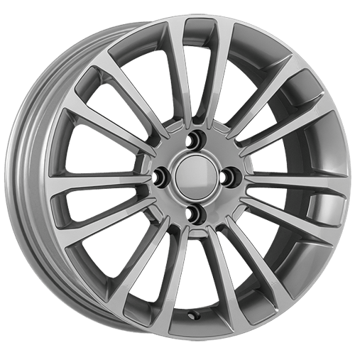 6.5X16" PCD 4X100 AGT Wheels 16279 ET37 73.10 mm Full Silver