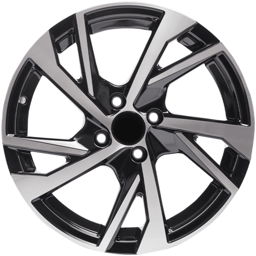 6.5X16" PCD 4X100 FD Wheels 16088 ET35  67.1 mm BLACK DIAMOND