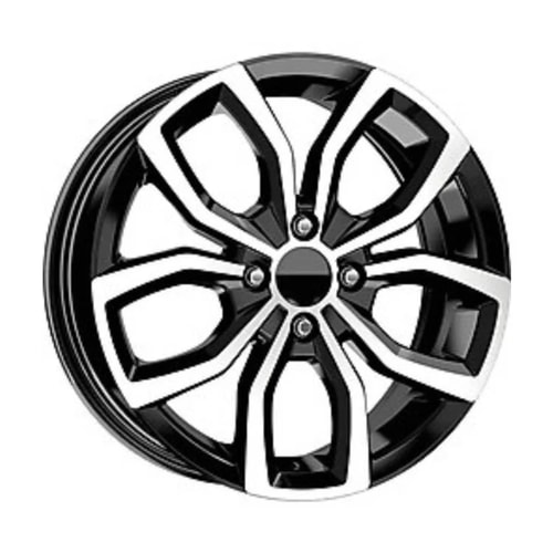 6.5X16" PCD 4X100 Kormetal DY256 ET44 67.2 mm BLACK DIAMOND