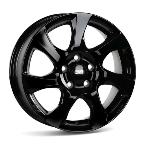 6.5X16" PCD 4X108 CMS 1060 ET37.5 63.40 mm Complete Black Gloss