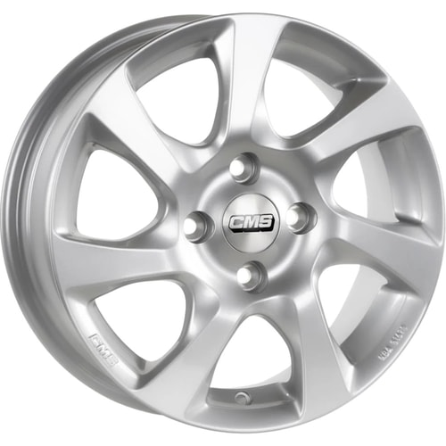 6.5X16" PCD 4X108 CMS CMS-1060-14 ET5 SILVER 63.4 mm