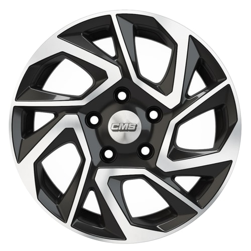 6.5X16" PCD 5X098 CMS CMS 999 BLACK DIAMOND GLOSS ET39 58.1 mm