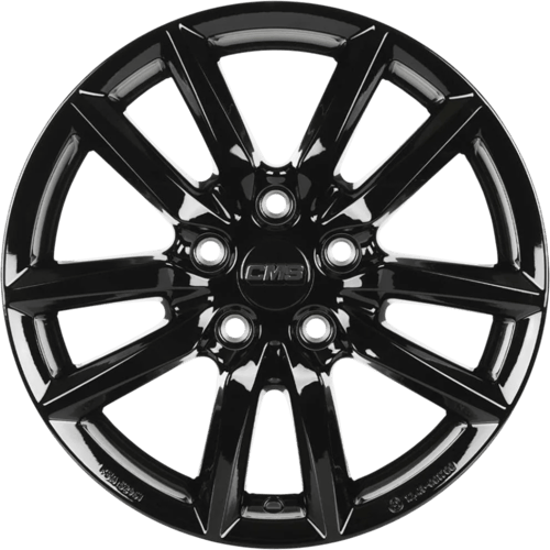6.5X16" PCD 5X112 CMS 1275 ET48 57.10 mm Complete Black