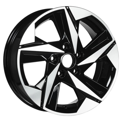 6.5X16" PCD 5X114.3 EMR Wheels EMR-A303-02 ET35 67.1 mm BLACK DIAMOND