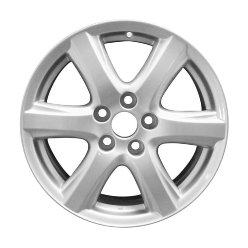 6.5X16" PCD 5X114.3 Jaws JAWS TS-8987 SILVER ET40 73.1 mm