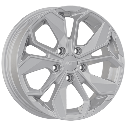6.5X16" PCD 5X114 AGT Wheels 16163 ET40 67.10 mm Full Silver