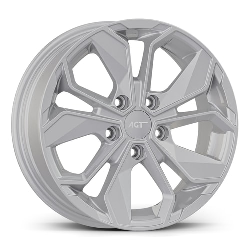 6.5X16" PCD 5X114 AGT Wheels 16163 ET40 67.10 mm Full Silver