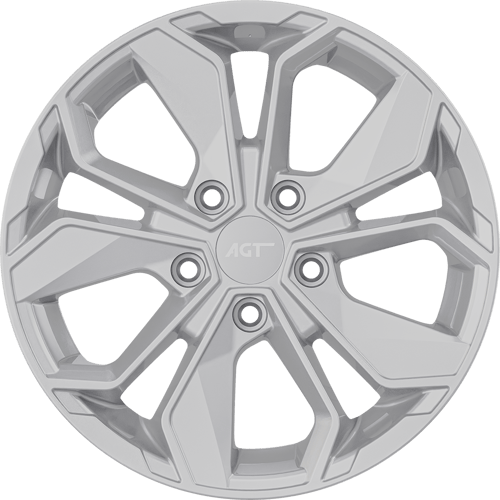 6.5X16" PCD 5X114 AGT Wheels 16163 ET40 67.10 mm Full Silver