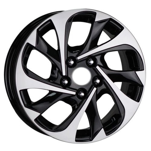 6.5X16" PCD 5X114 AGT Wheels 648 ET35 60.10 mm Black Diamond