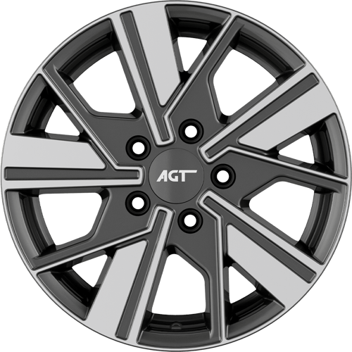 6.5X16" PCD 5X120 AGT Wheels 16249 ET38 MGD 65.1 mm