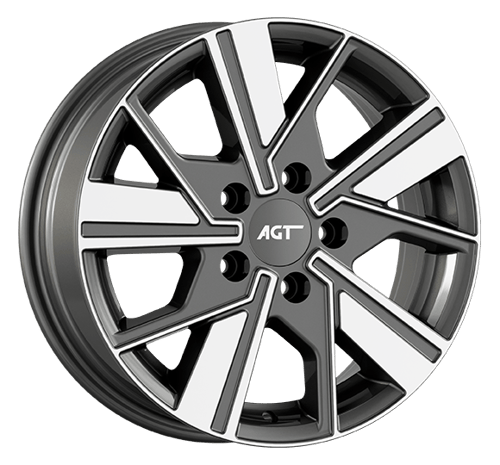 6.5X16" PCD 5X120 AGT Wheels 16249 ET38 MGD 65.1 mm