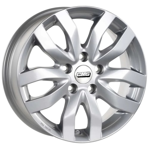 6.5X16" PCD 5X120 CMS 986 ET52 65.10 mm Racing Silver