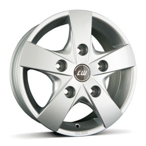 6.5X16" PCD 5X160 DJ Jant DJ-367 SILVER ET50 64.3 mm