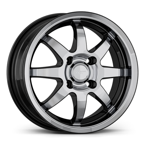 6.5X16" PCD 5X98 AGT Wheels 15025 ET36 58.10 mm Gloss Black Diamond