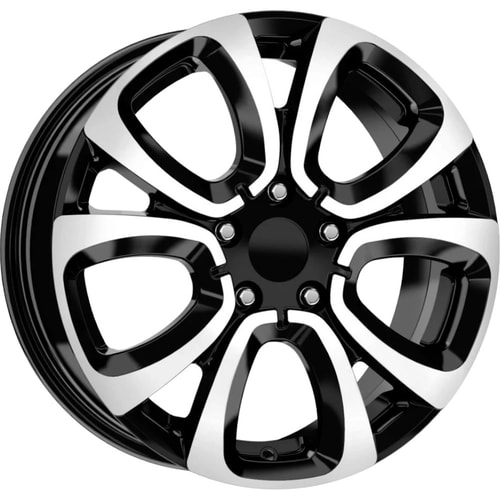 6.5X16" PCD 5X98 EMR Wheels EMR-DY1456-01 ET39 BLACK DIAMOND 58.1 mm