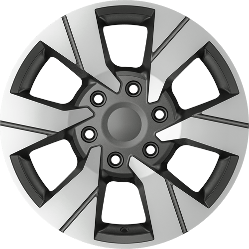 6.5X16" PCD 6X120 AGT Wheels 16282 ET50 74.50 mm Matt Titan Diamond