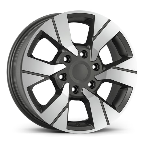 6.5X16" PCD 6X120 AGT Wheels 16282 ET50 74.50 mm Matt Titan Diamond