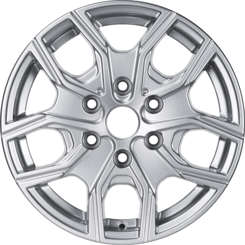 6.5X16" PCD 6X130 EMR Wheels EMR-E314-01 ET50 CRYSTAL SILVER 84.1 mm