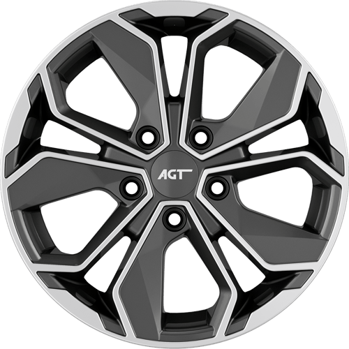 6.5X16" PCD4X100 AGT Wheels 16163 ET38 TD 67.1 mm