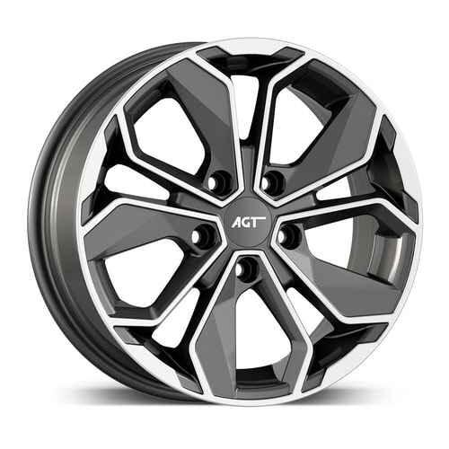 6.5X16" PCD4X100 AGT Wheels 16163 ET38 TD 67.1 mm