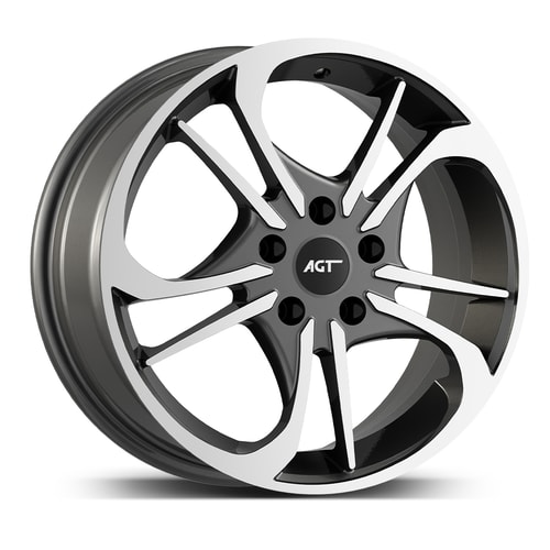 6.5X17" PCD 5X114 AGT Wheels 17253  ET50 67.10 mm TITAN DIAMOND