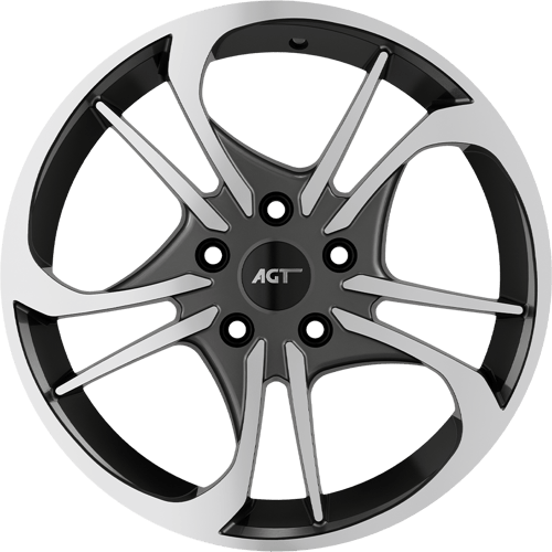 6.5X17" PCD 5X114 AGT Wheels 17253  ET50 67.10 mm TITAN DIAMOND