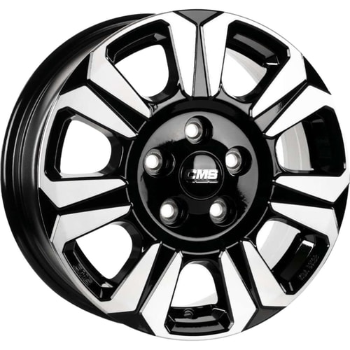 6.5X17" PCD 5X130 CMS CMS-1469-03 ET60 Diamond Black Gloss 89.1 mm