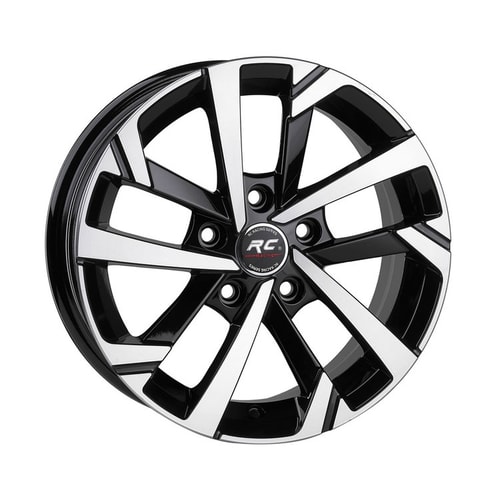 6.5X15" PCD 5x100 Truva Wheels 244 Black Finish ET35 57.1 mm