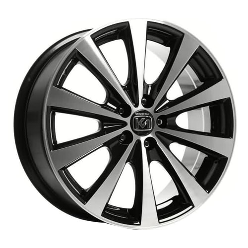 6X14" PCD 4X100 Kormetal DY 774 BLACK DIAMOND ET37 67.2 mm