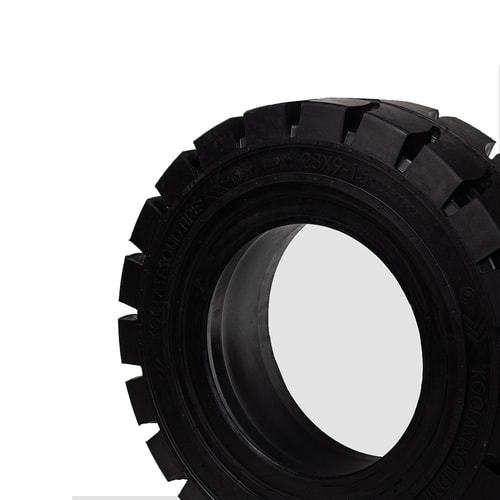 7.00-12 Maximum Solid Tire Platinum Siyah Dolgu Segmanlı