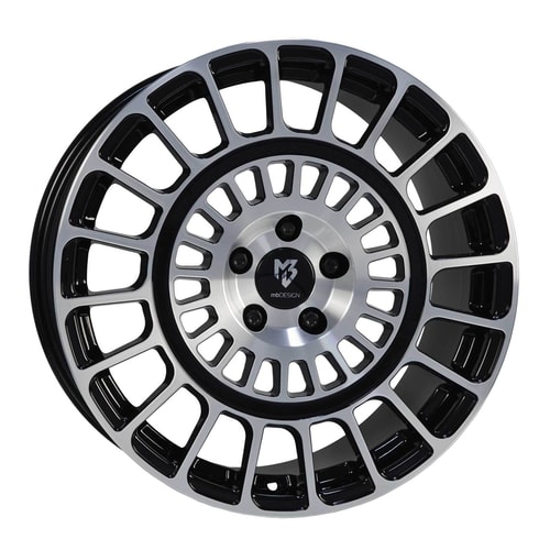 7.0X15" PCD 4X100 RC RC-1050 BLACK DIAMOND ET35 67.1 mm