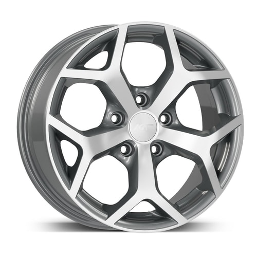7.0X16" PCD 4X108 AGT Wheels 16019 ET35 63.40 mm Gun Metal Diamond