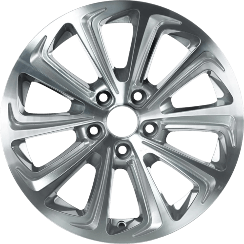 7.0X16" PCD 4X108 EMR Wheels EMR-G690-90 ET35 Silver Diamond  63.4 mm