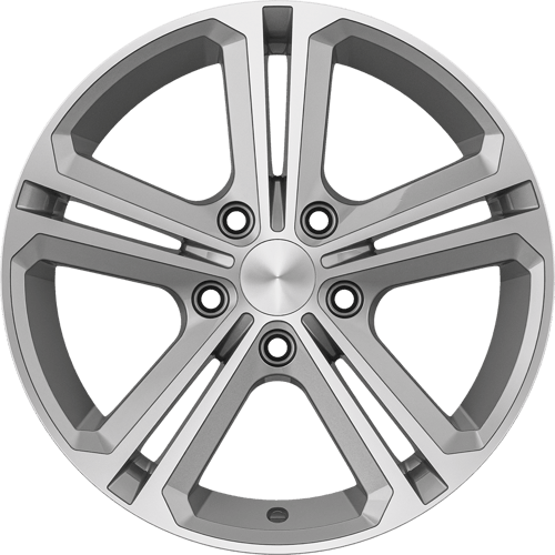 7.0X16" PCD 5X100 AGT Wheels 16291 ET40 73.10 mm Silver Diamond