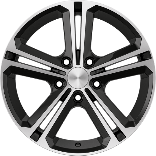 7.0X16" PCD 5X112 AGT Wheels 16291 ET40 57.10 mm Gloss Black Diamond