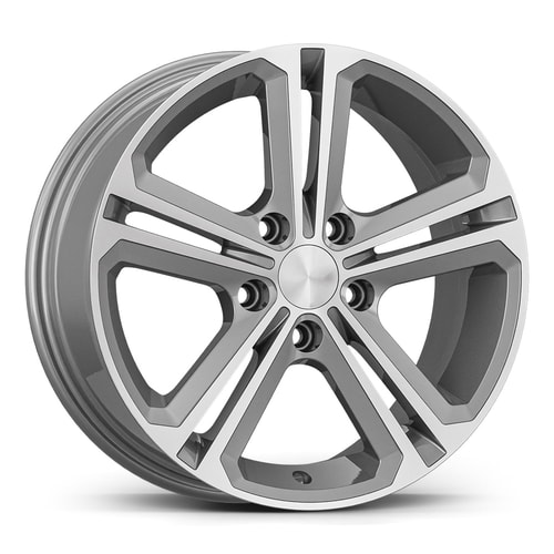 7.0X16" PCD 5X112 AGT Wheels 57.10 mm ET45 Silver Diamond