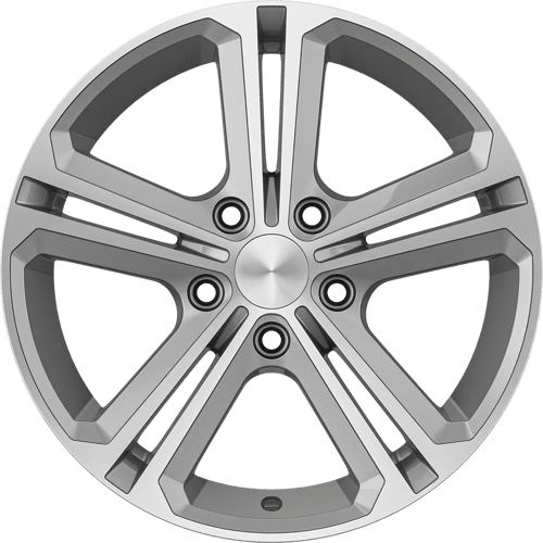 7.0X16" PCD 5X112 AGT Wheels 57.10 mm ET45 Silver Diamond