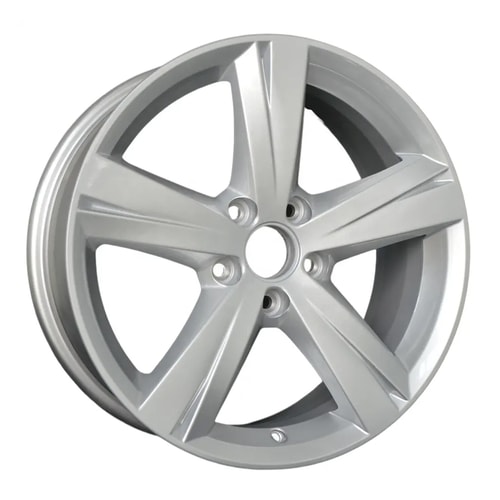 7.0X16" PCD 5X112 BK BK-052 SILVER ET45 66.45 mm