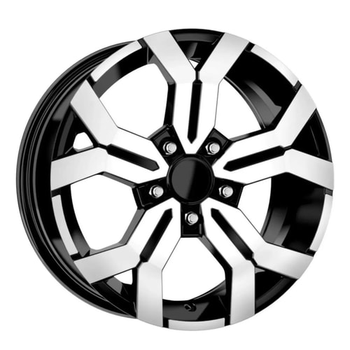 7.0X16" PCD 5X114.3 Kormetal 1266 BLACK DIAMOND ET40 66.1 mm