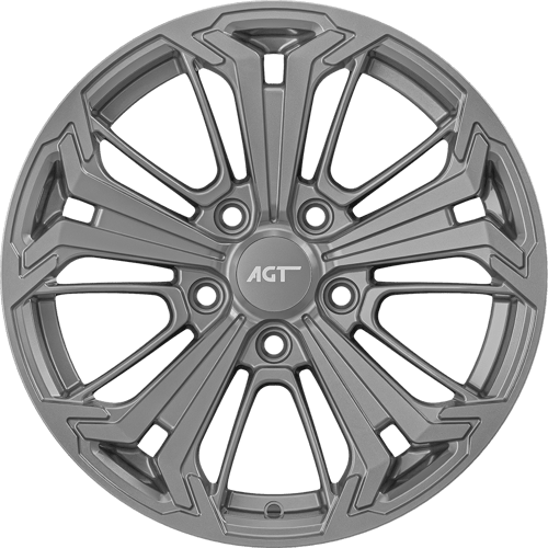 7.0X16" PCD 5x114 AGT Wheels 16267 ET40 67.10 mm Full Silver