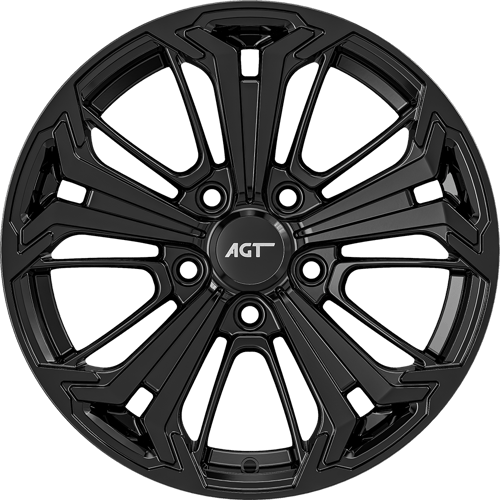 7.0X16" PCD 5x114 AGT Wheels 16267 ET40 67.10 mm Gloss Black