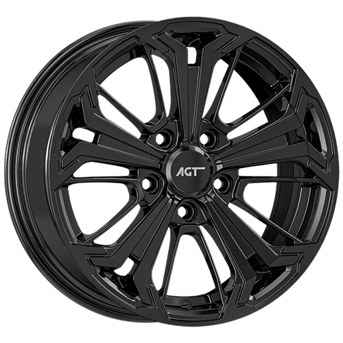 7.0X16" PCD 5x114 AGT Wheels 16267 ET40 67.10 mm Gloss Black