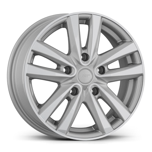 7.0X16" PCD 5X120 AGT Wheels 16039-3 ET35 65.10 mm Silver Diamond