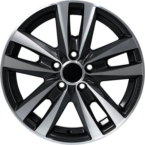 7.0X16" PCD 5X120 AGT Wheels 639-3 ET35 65.10 mm Black Diamond