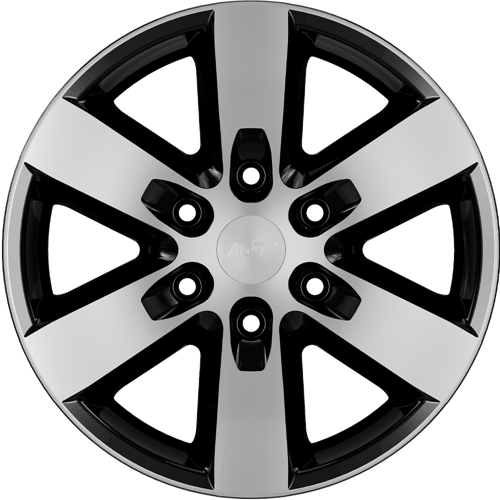 7.0X16" PCD 6X130 AGT Wheels 617  ET45 84.1 mm Black Diamond