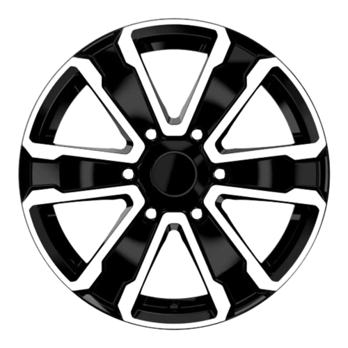 7.0X16" PCD 6X130 Kormetal 1266 ET45  84.1 mm BLACK DIAMOND
