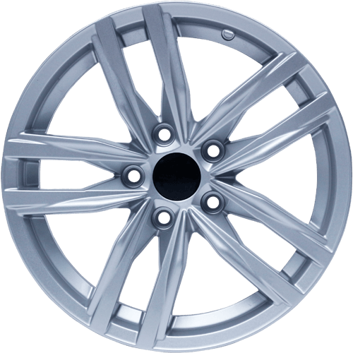 7.0X16" PCD5X100 AGT Wheels 659 ET45 Full Silver 57.1 mm